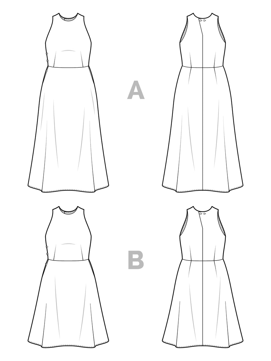 Mica Dress | Technical Flatlays | Closet Core Crew