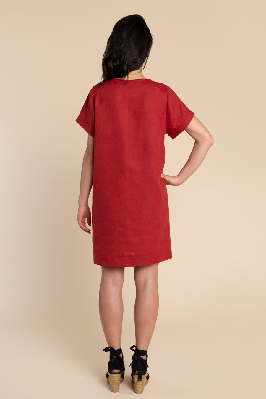 Cielo Top & Dress Sewing Pattern - Dress with inseam pockets | Closet Core Patterns