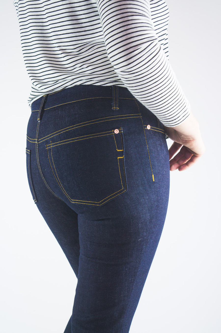 Ginger Mid-rise Skinny Jean Pattern // Jeans sewing pattern // Closet Core Patterns