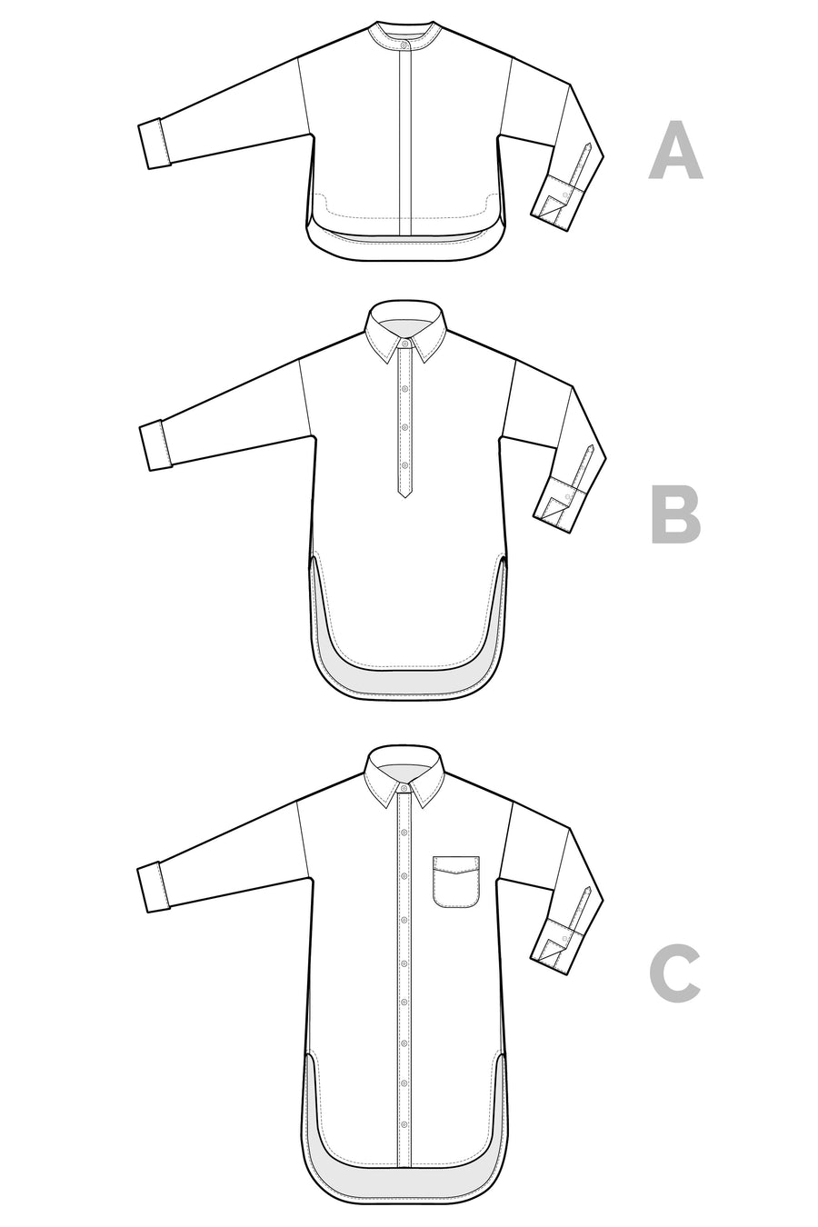 Kalle Shirtdress Sleeve Expansion // Closet Core Patterns