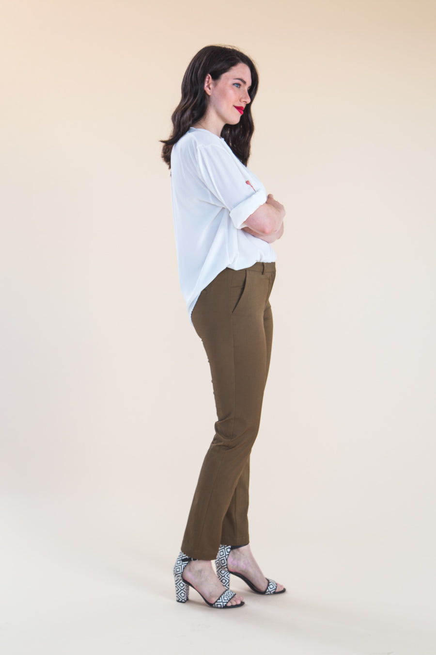 Sasha Trousers Pattern // Stretch Pants Pattern // by Closet Core Patterns