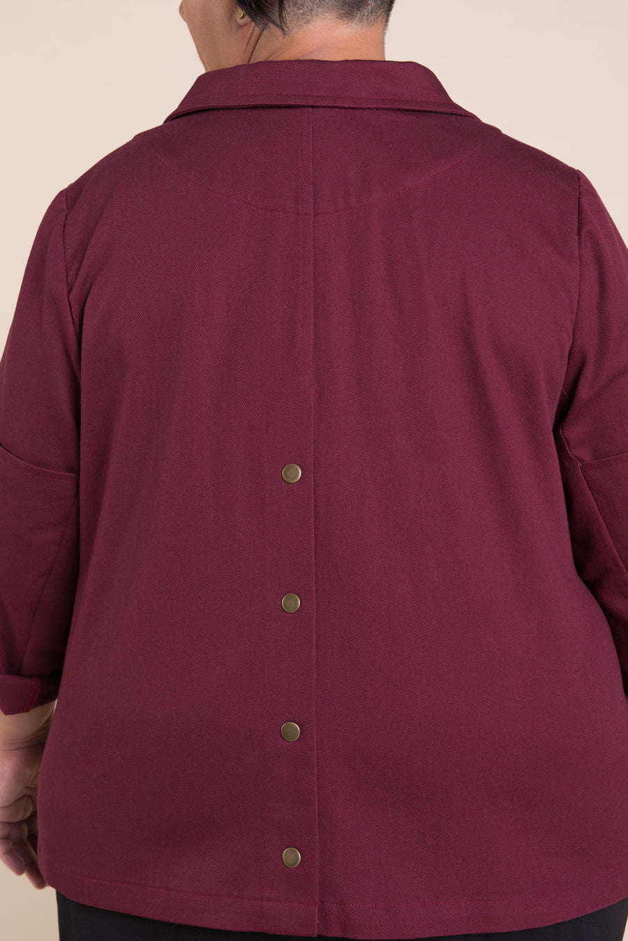 Sienna Maker Jacket Pattern - Cropped // Plus Size Utility and Chore Jacket Pattern // Closet Core Patterns