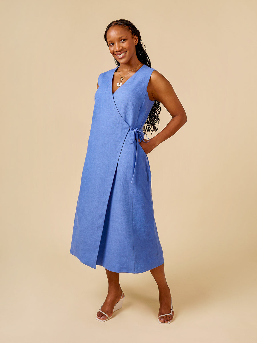 Aylin Wrap Dress + Vest |Dress + Vest Pattern