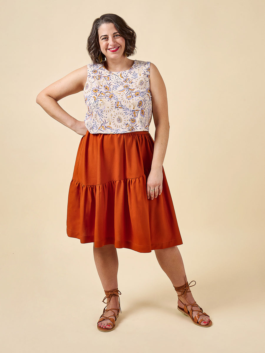 Azure Dress Skirt and Top | Dress Pattern Azure Dress Skirt and Top | Dress Pattern