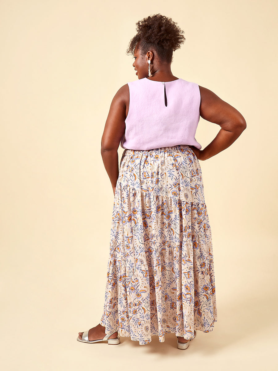 Azure Top and Maxi Skirt Pattern | Plus Size Dress, Top and Skirt Pattern | Closet Core Patterns