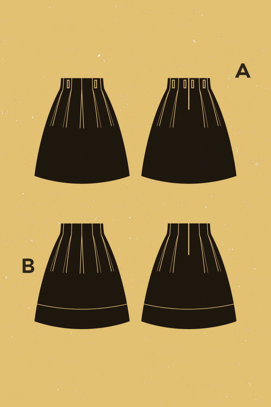 Chardon Skirt Pattern | Patron de Jupe Chardon | Deer & Doe