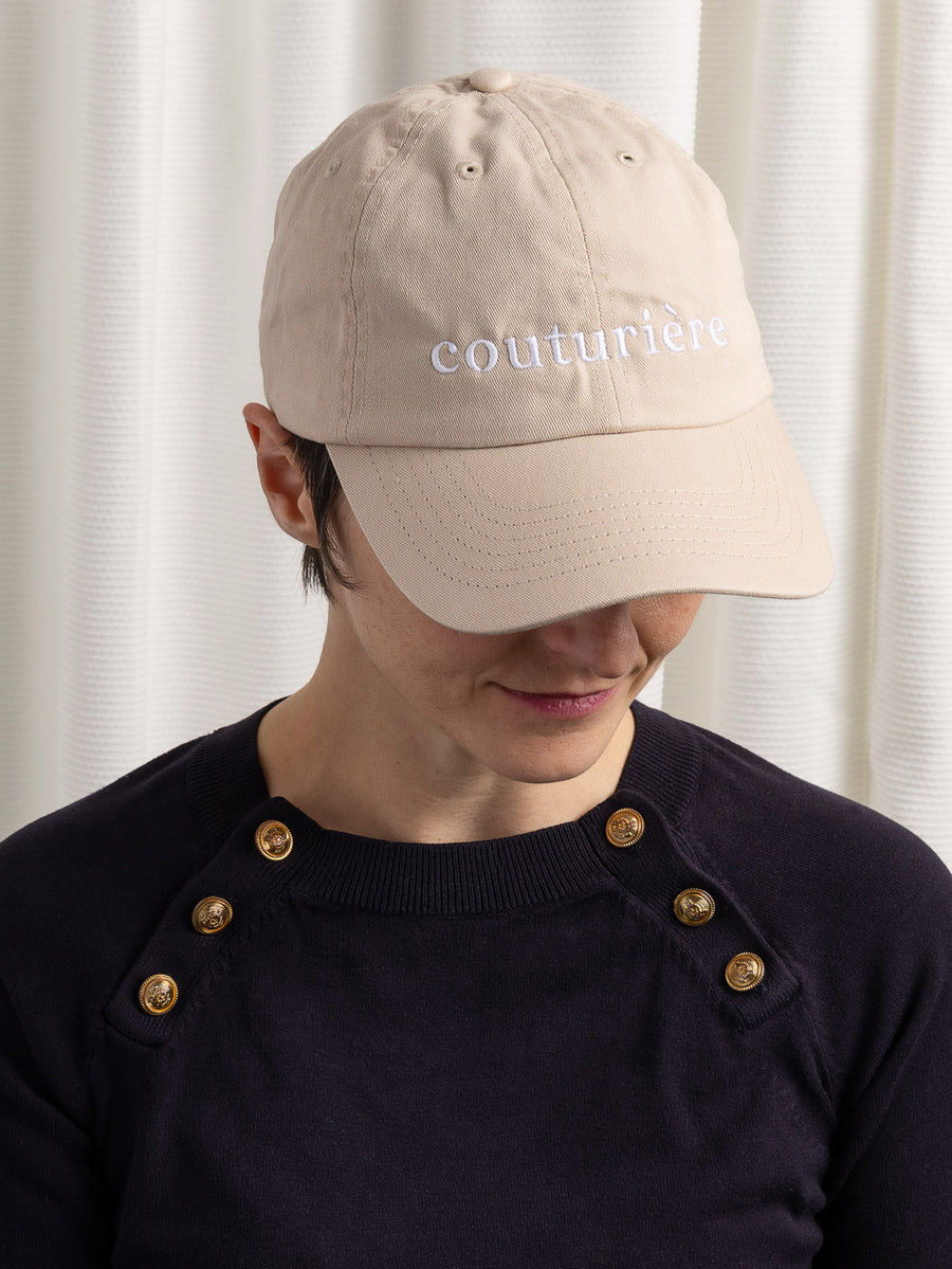 Casquette Couturière - Beige