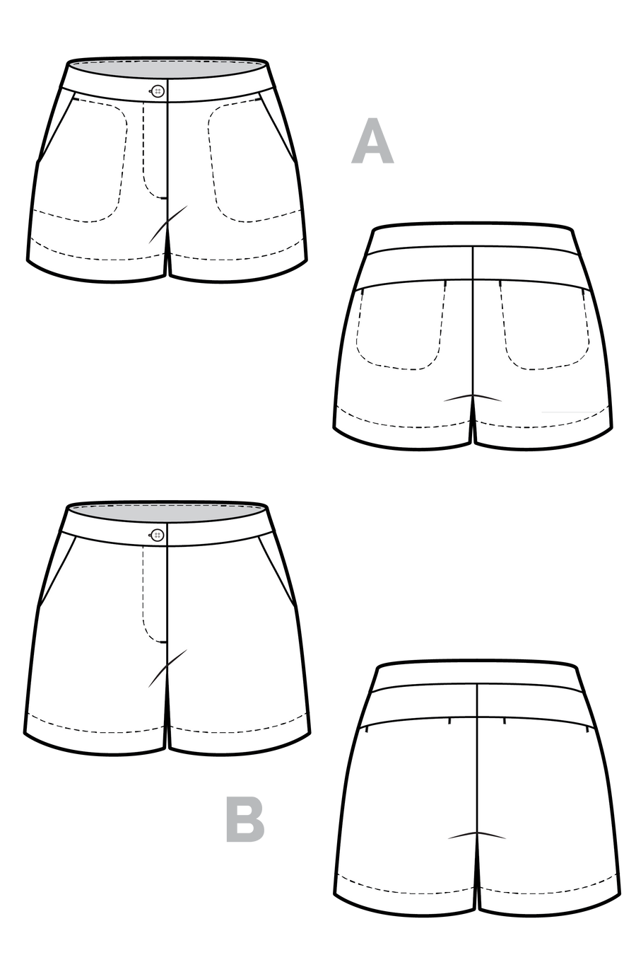 Poppy Camp Shorts | Shorts Pattern | Closet Core Crew
