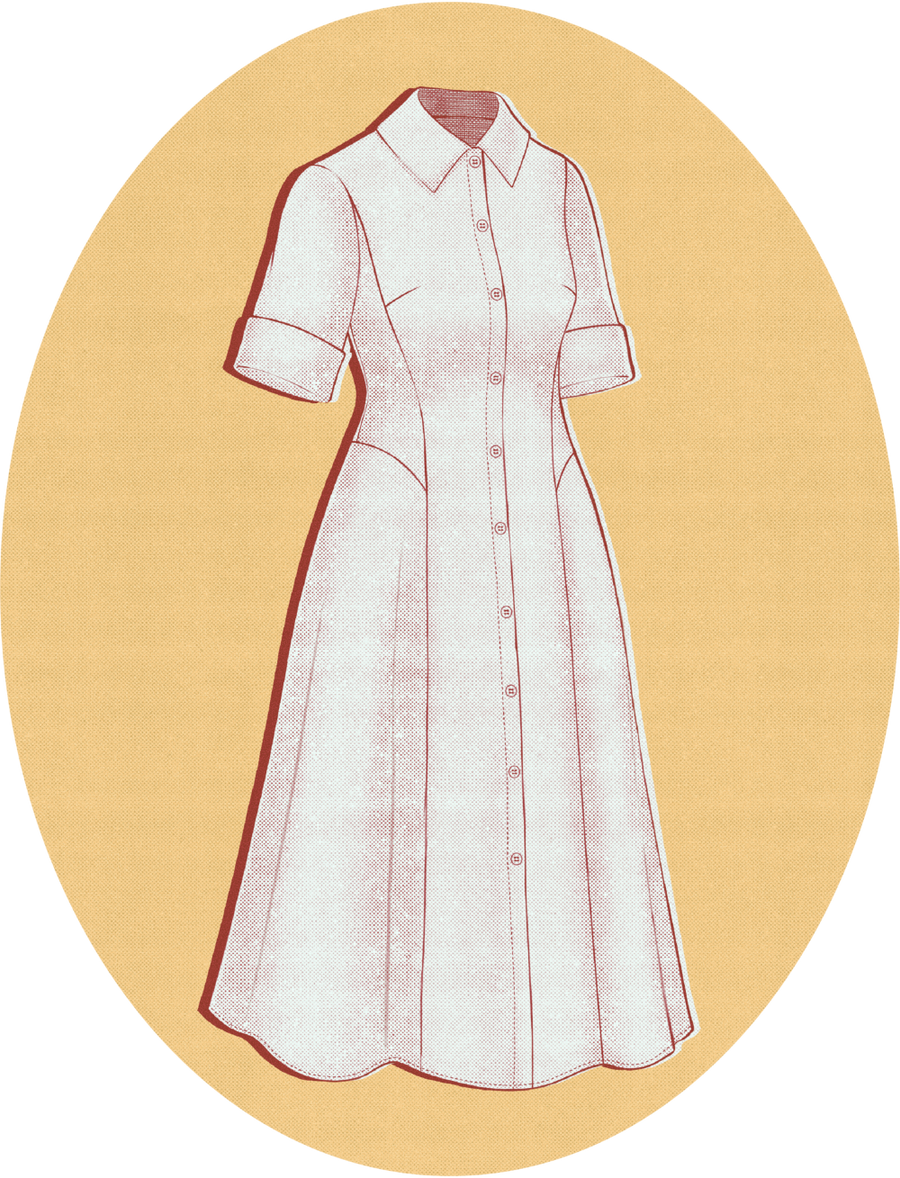 Edith Shirtdress - Crew Pattern