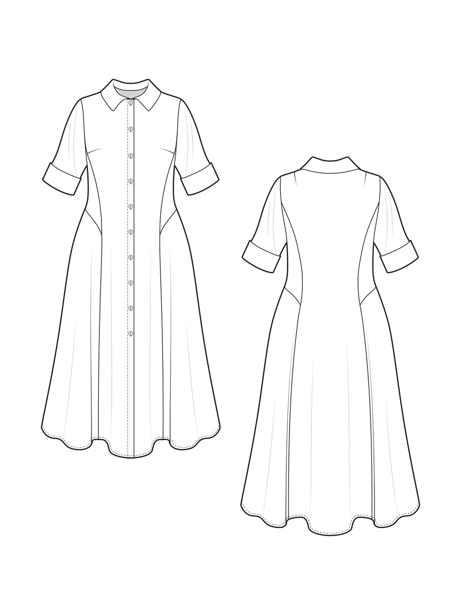 Edith Shirtdress | Technical Flatlays | Closet Core Crew