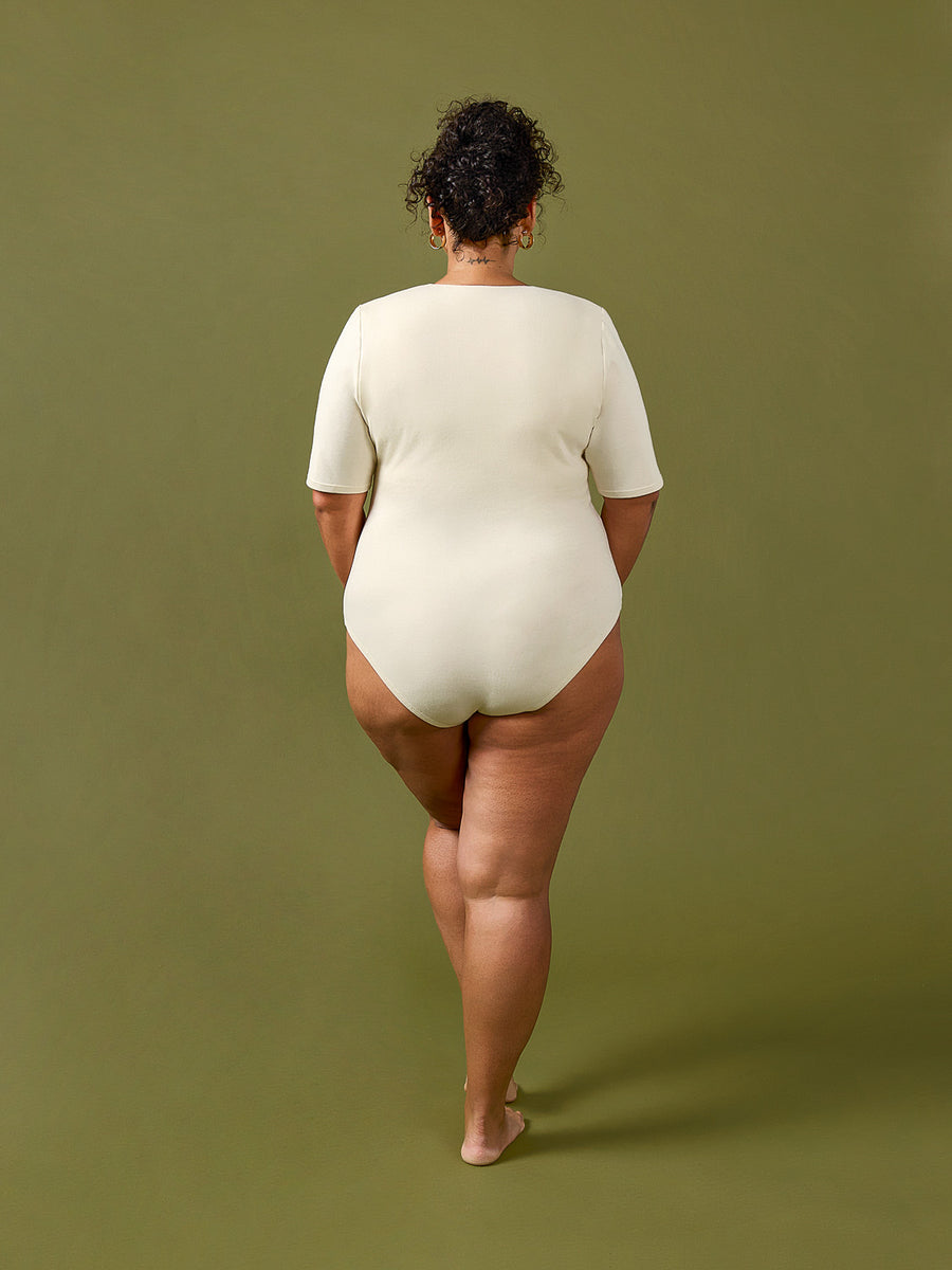 Donna Bodystuit | Elbow Length Sleeve  | Plus Size Pattern | Closet Core Crew