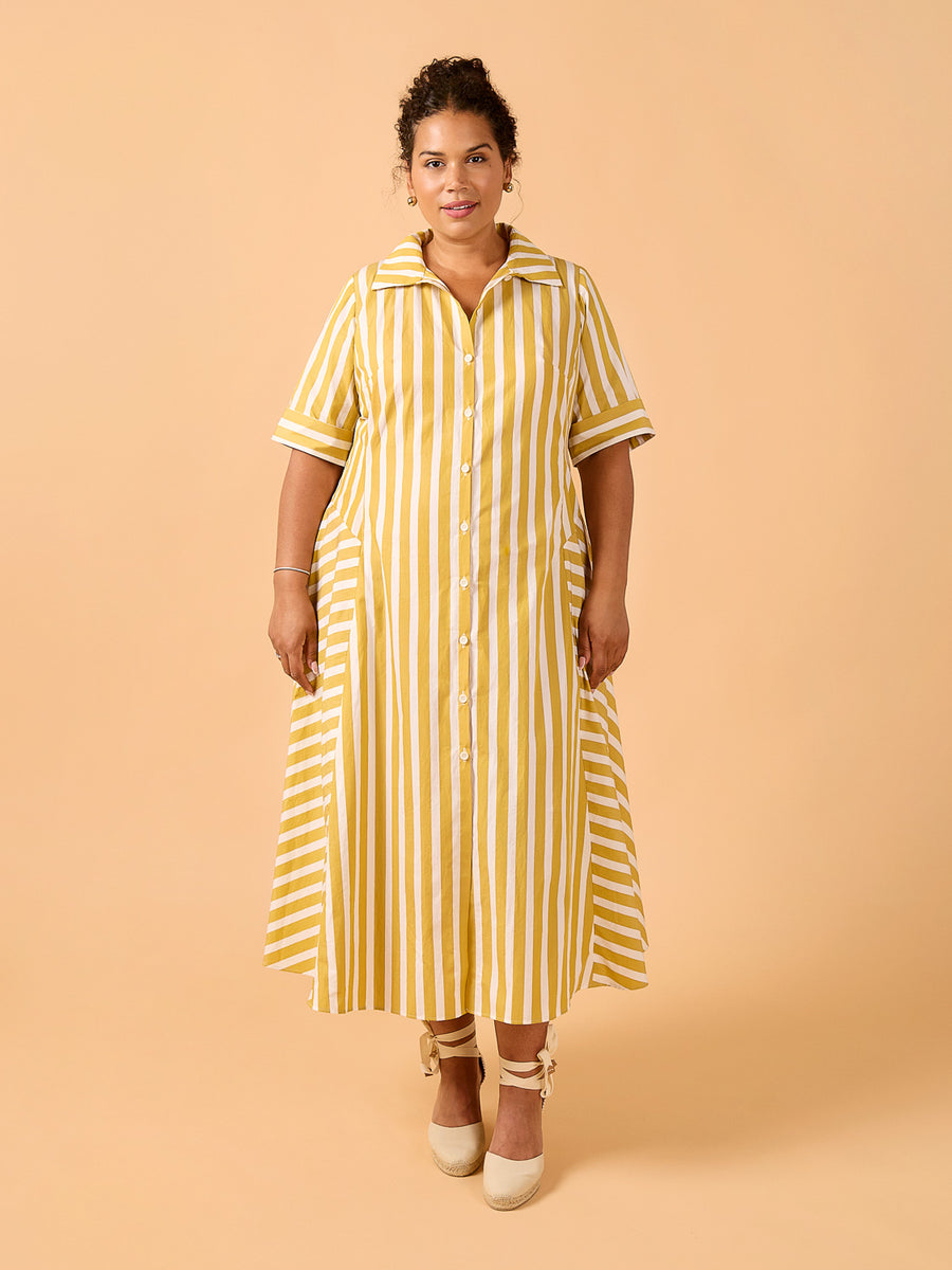 Edith Shirtdress | Plus Size Dress Pattern | Closet Core Crew