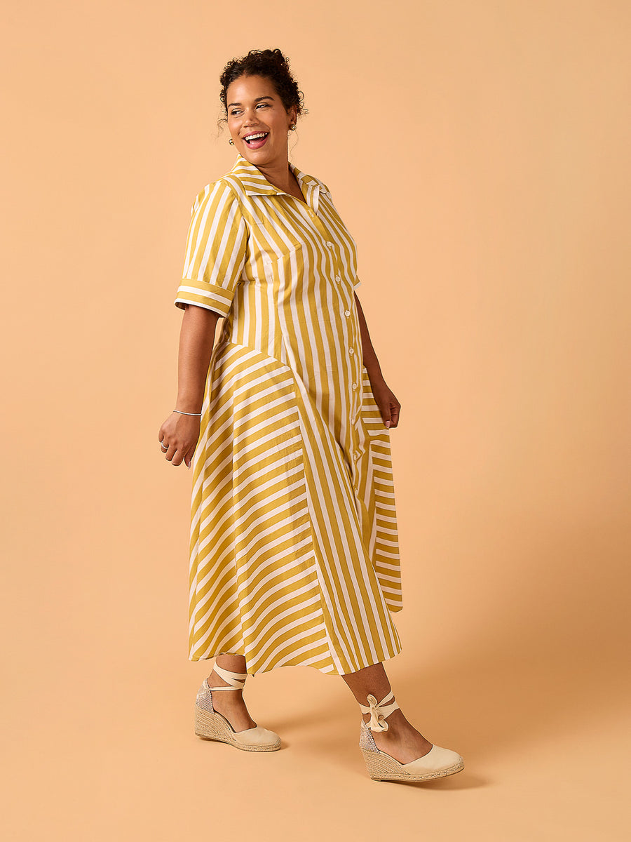 Edith Shirtdress | Plus Size Dress Pattern | Closet Core Crew