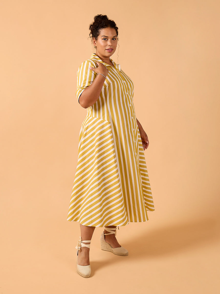 Edith Shirtdress | Plus Size Dress Pattern | Closet Core Crew