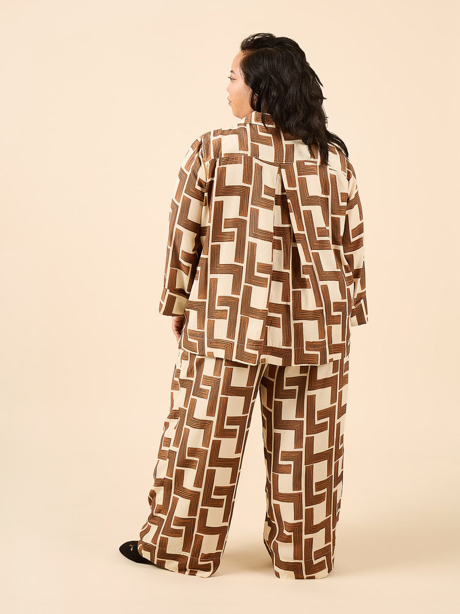 Fran Pajamas | Plus Size Pajama Bottom + Pajama Top | Closet Core Patterns
