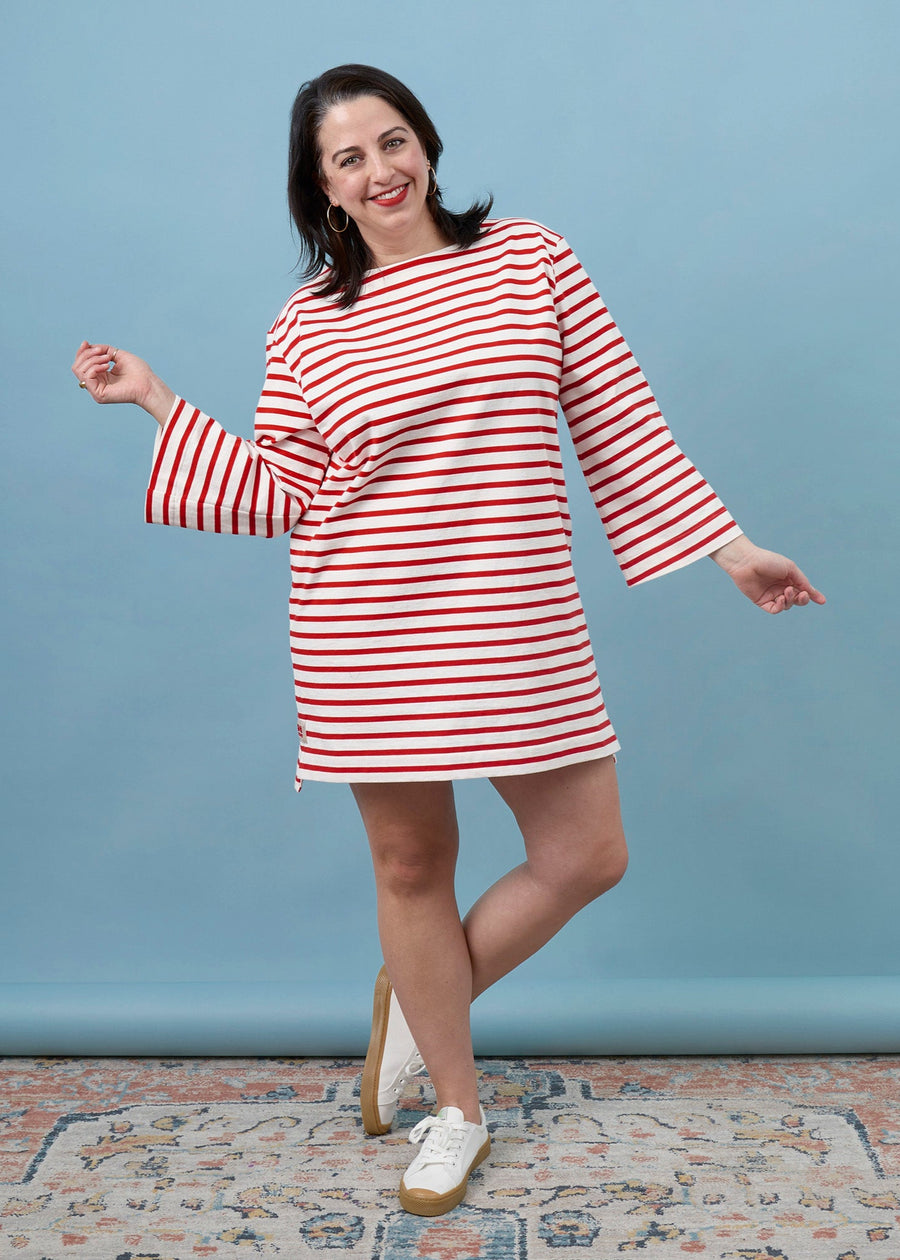 Marine Dress | Top & Dress Pattern | Closet Core Patterns