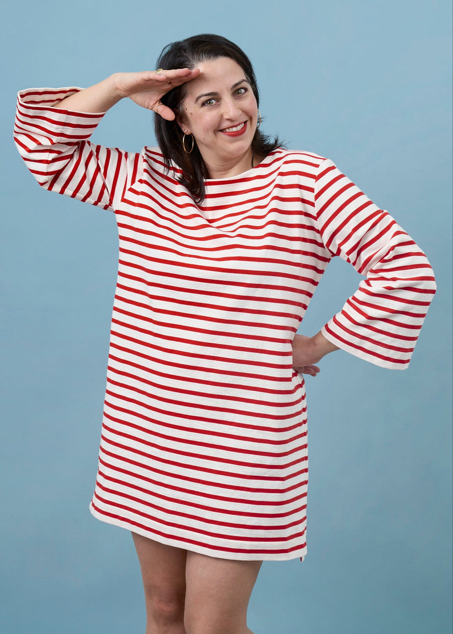 Marine Knit Top Dress Pattern Closet Core Patterns