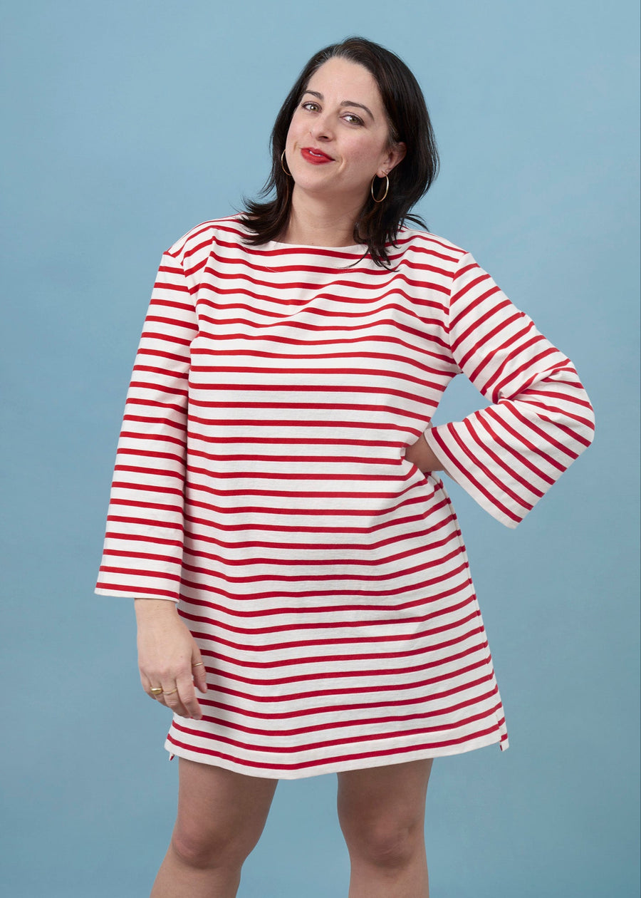 Marine Dress | Top & Dress Pattern | Closet Core Patterns