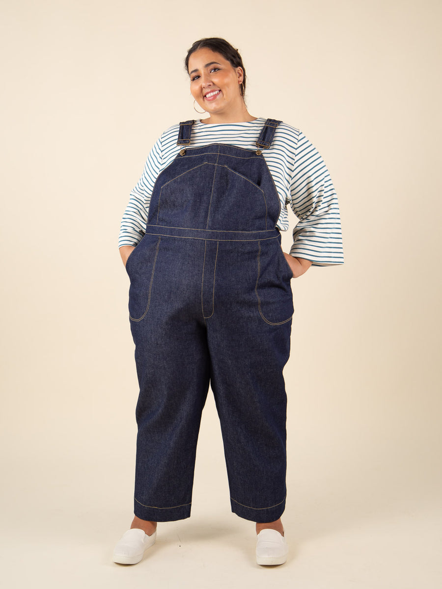 Women's Ripped Denim Bib Overall Shorts Raw Hem Shortall Jeans – Lookbook  Store