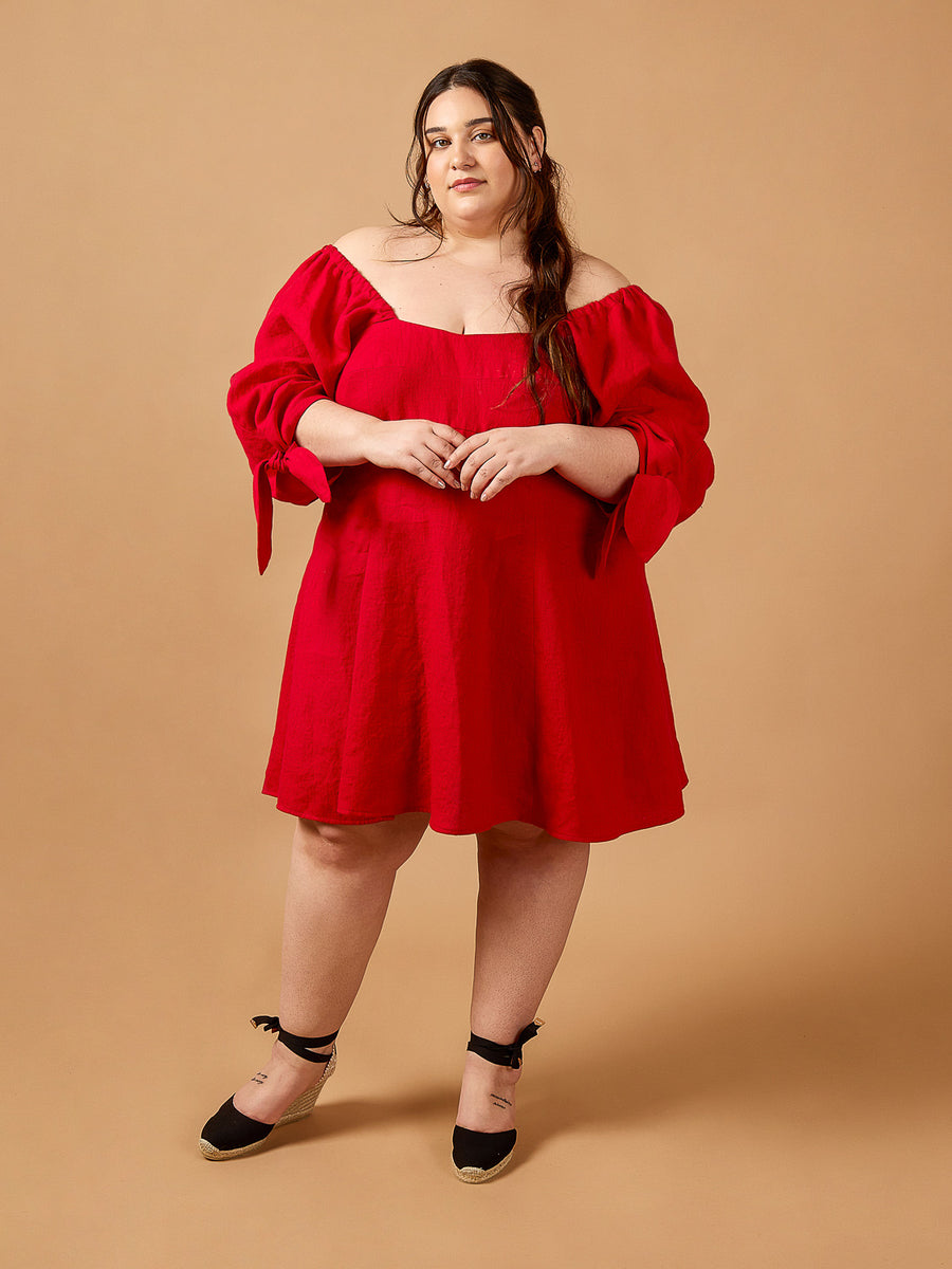 Lilas Dress | Mini Plus Size Dress Pattern | Deer&Doe Patterns