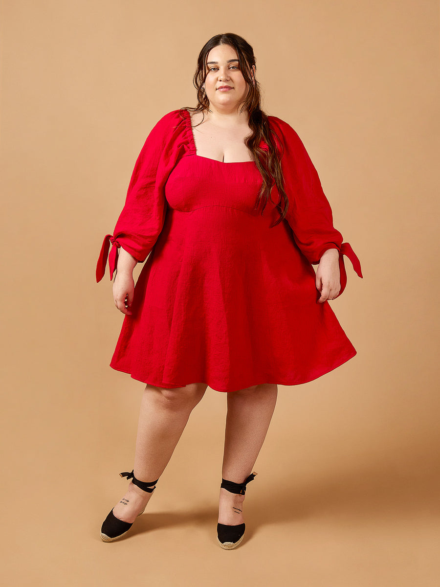 Lilas Dress | Mini Plus Size Dress Pattern | Deer&Doe Patterns