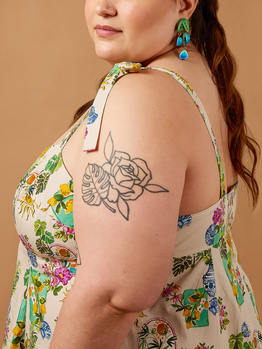 Lilas Dress | Midi Plus Size Dress Pattern | Deer&Doe Patterns