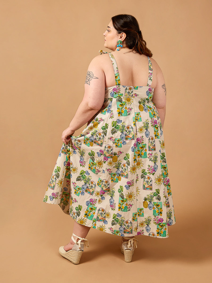 Lilas Dress | Midi Plus Size Dress Pattern | Deer&Doe Patterns