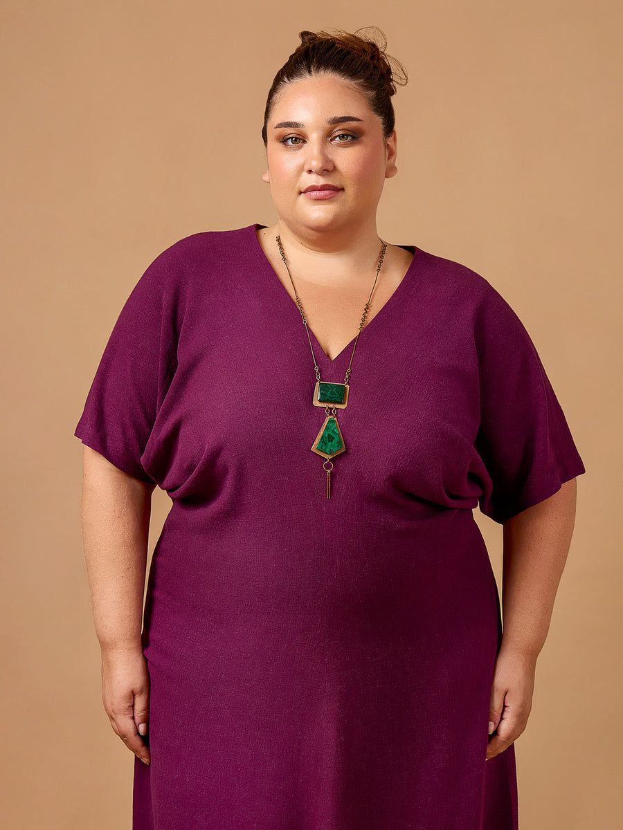 Mistral Dress | Maxi-length Plus Size Woven Dress Pattern | Deer&Doe Patterns