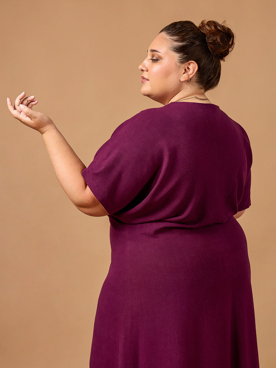 Mistral Dress | Maxi-length Plus Size Woven Dress Pattern | Deer&Doe Patterns