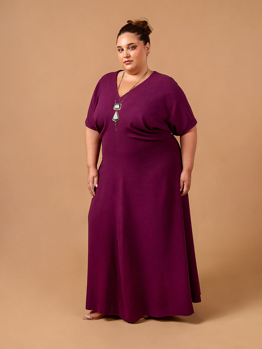 Mistral Dress | Maxi-length Plus Size Woven Dress Pattern | Deer&Doe Patterns