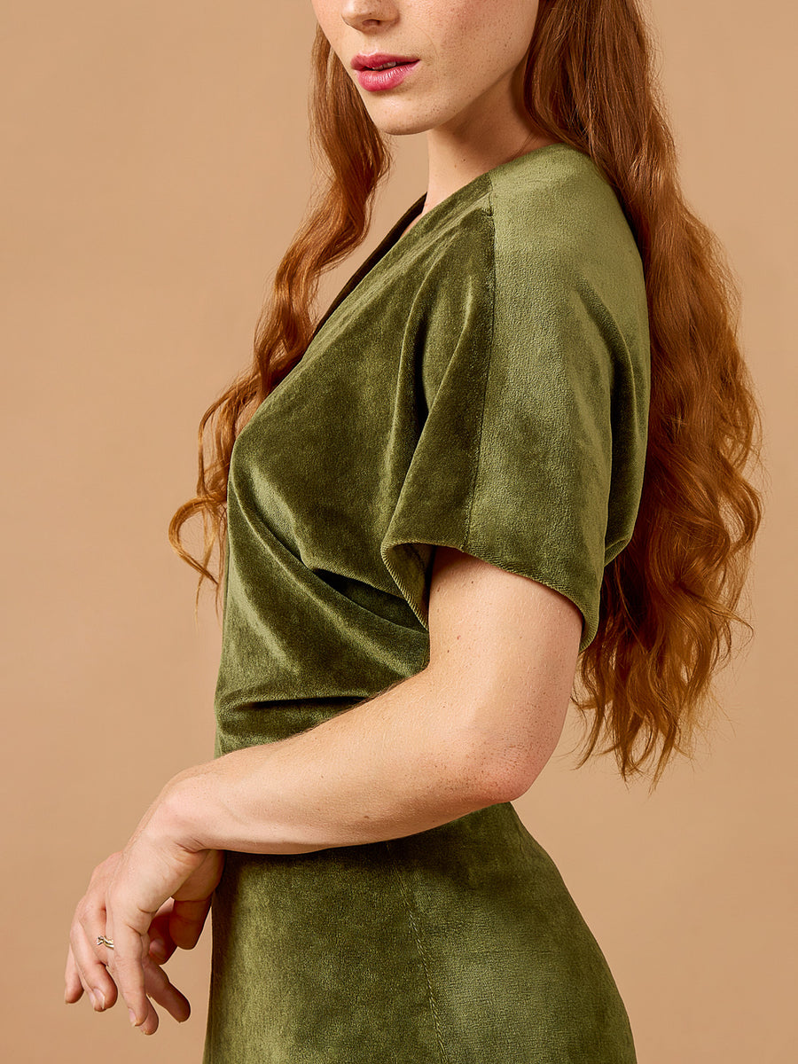 Mistral Dress | Maxi-length Knit Dress Pattern | Deer&Doe Patterns