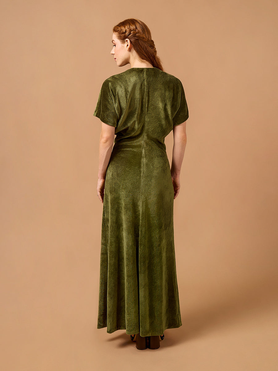 Mistral Dress | Maxi-length Knit Dress Pattern | Deer&Doe Patterns