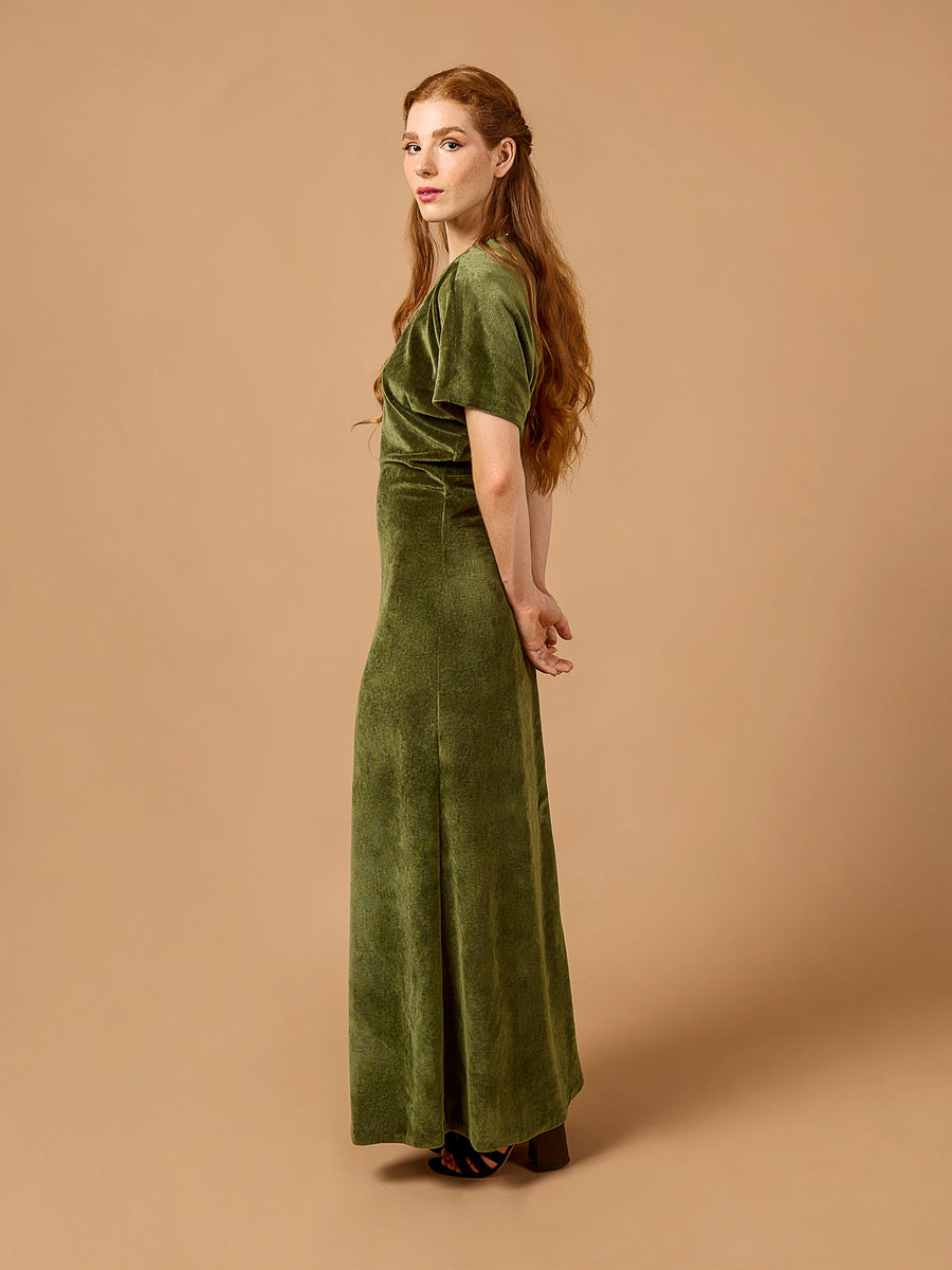 Mistral Dress | Maxi-length Knit Dress Pattern | Deer&Doe Patterns