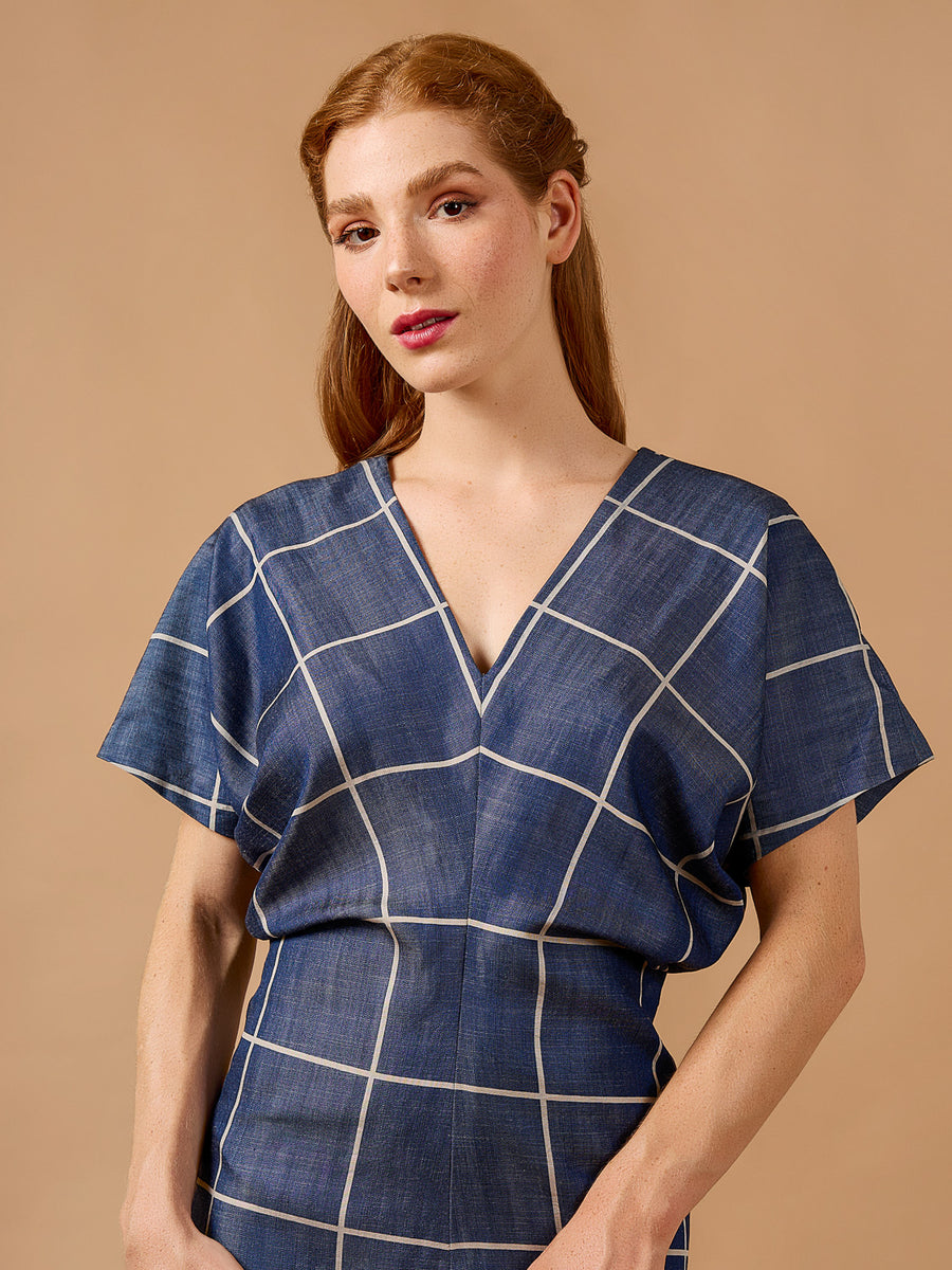 Mistral Dress | Midi-length Woven Dress Pattern | Deer&Doe Patterns