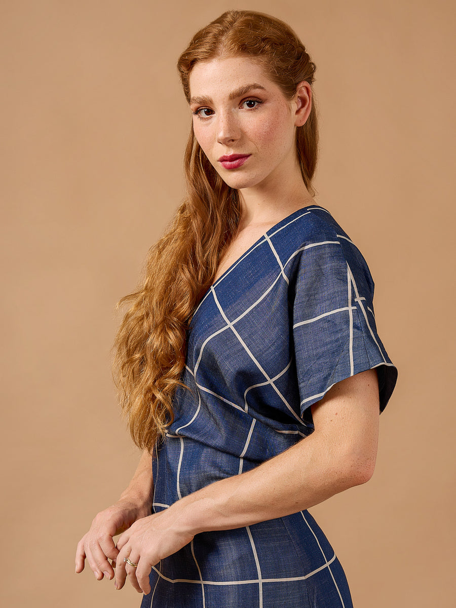 Mistral Dress | Midi-length Woven Dress Pattern | Deer&Doe Patterns