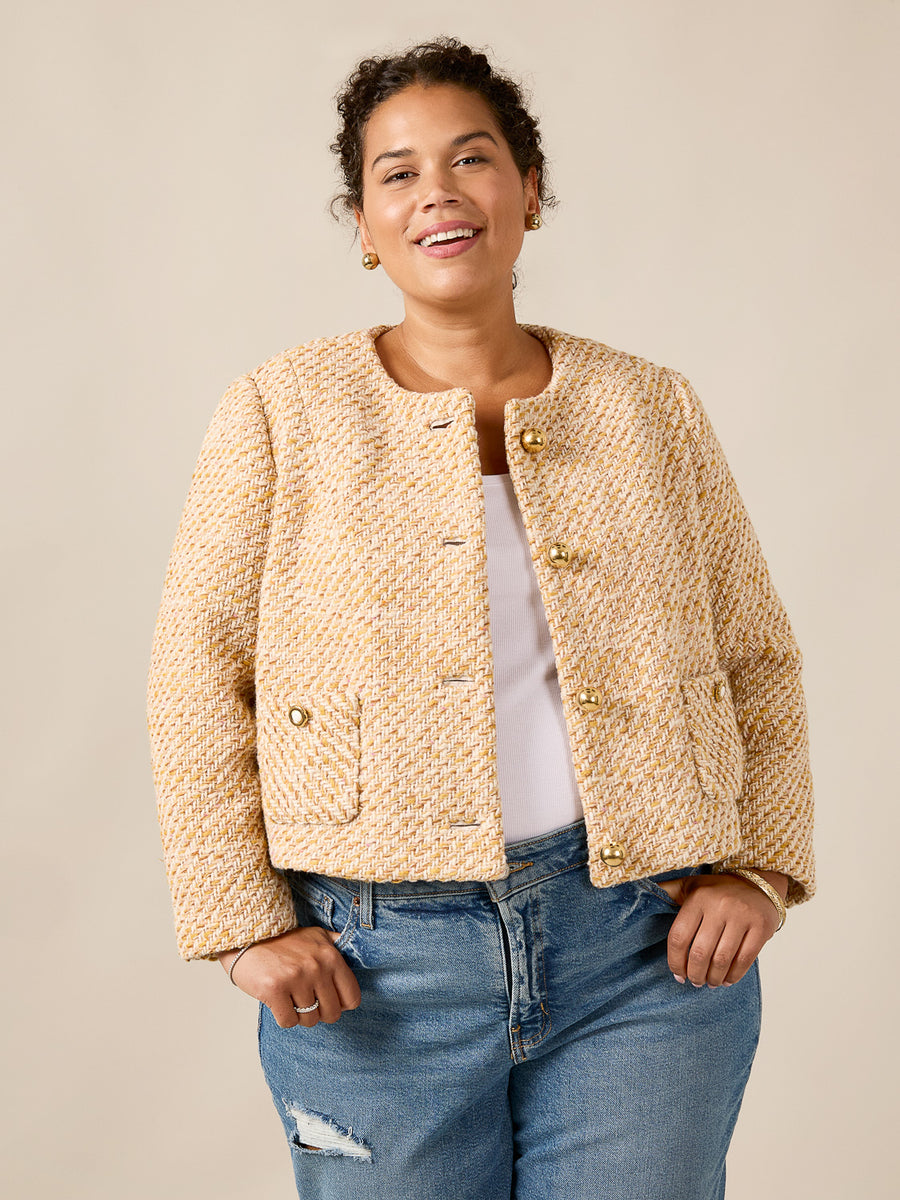 Peggy Jacket | Bracelet Length Sleeve  | Plus Size Jacket Pattern | Closet Core Crew