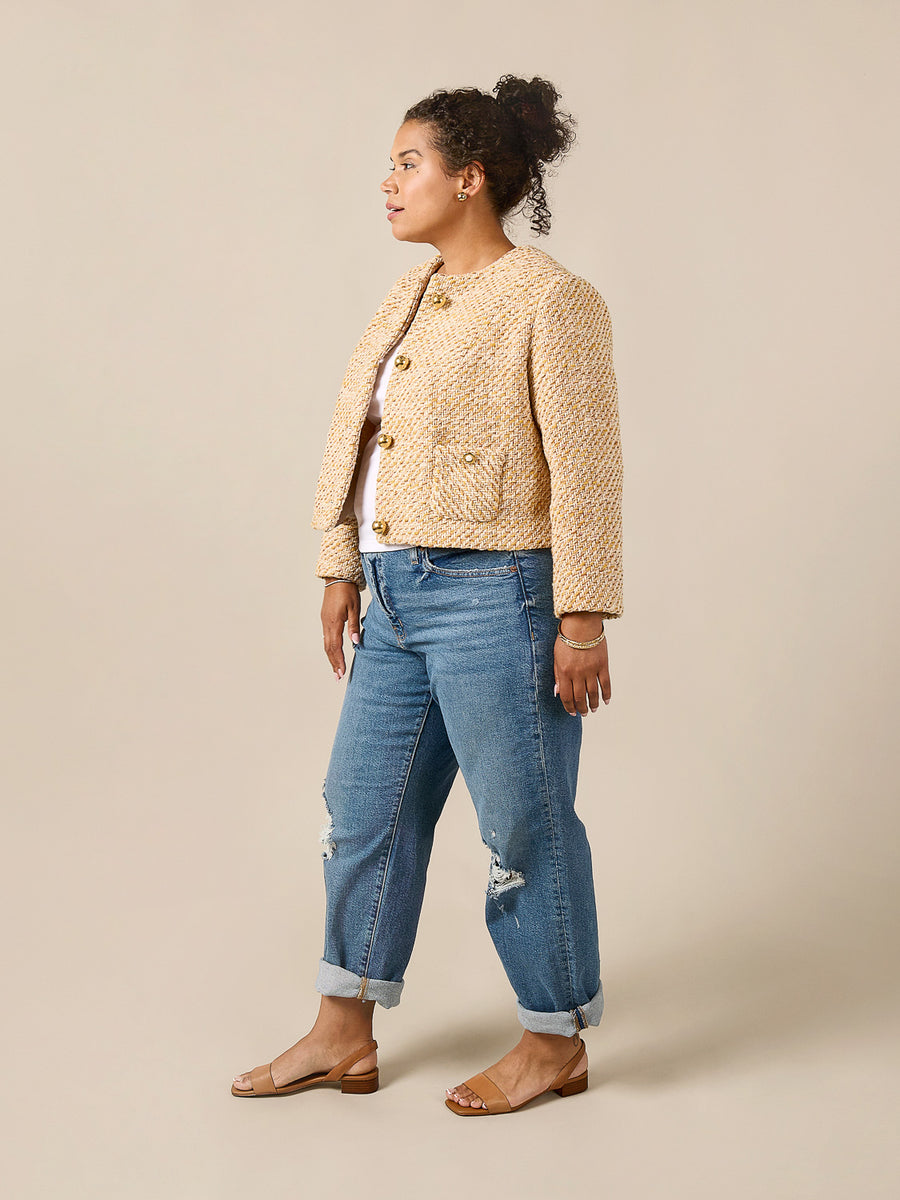Peggy Jacket | Bracelet Length Sleeve  | Plus Size Jacket Pattern | Closet Core Crew