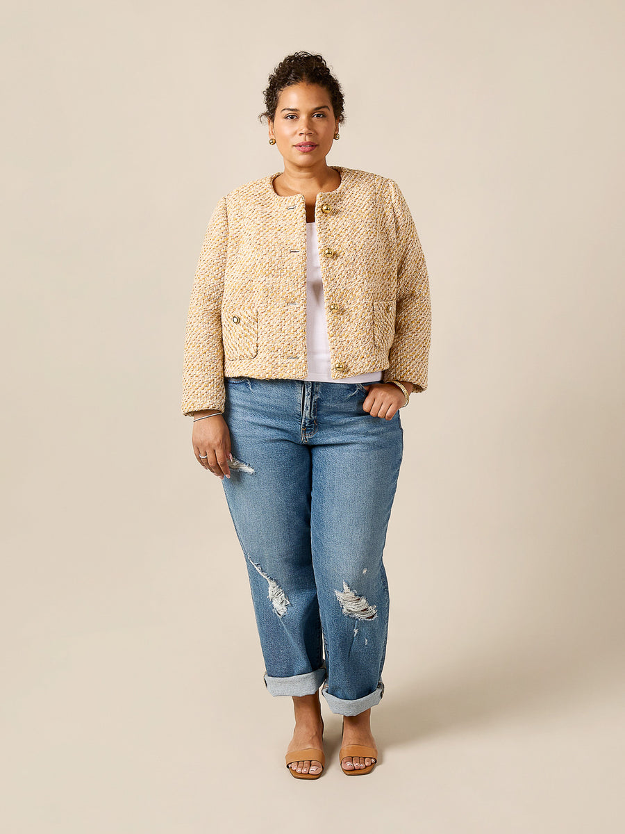 Peggy Jacket | Bracelet Length Sleeve  | Plus Size Jacket Pattern | Closet Core Crew