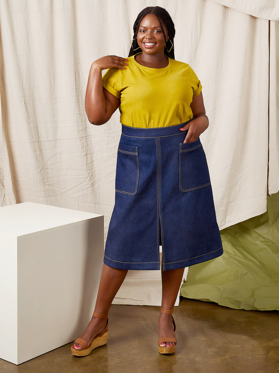 Slate Skirt | Plus-Size | Closet Core Crew