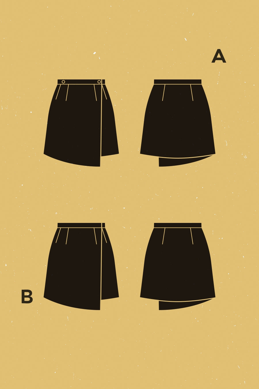Agave Skirt Pattern | Patron de Jupe Agave | Deer & Doe