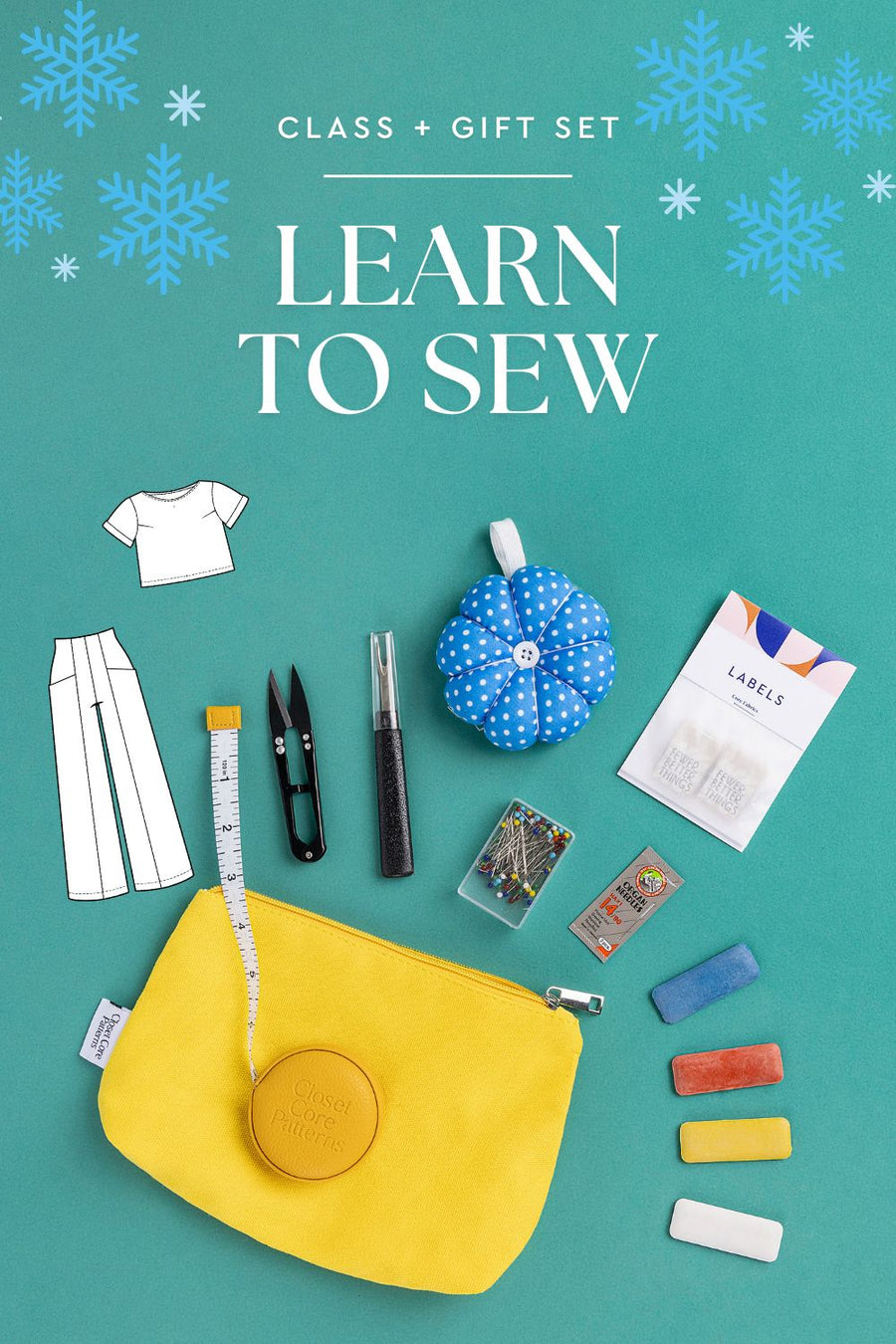 Learn to Sew Holiday Gift Set (includes class)