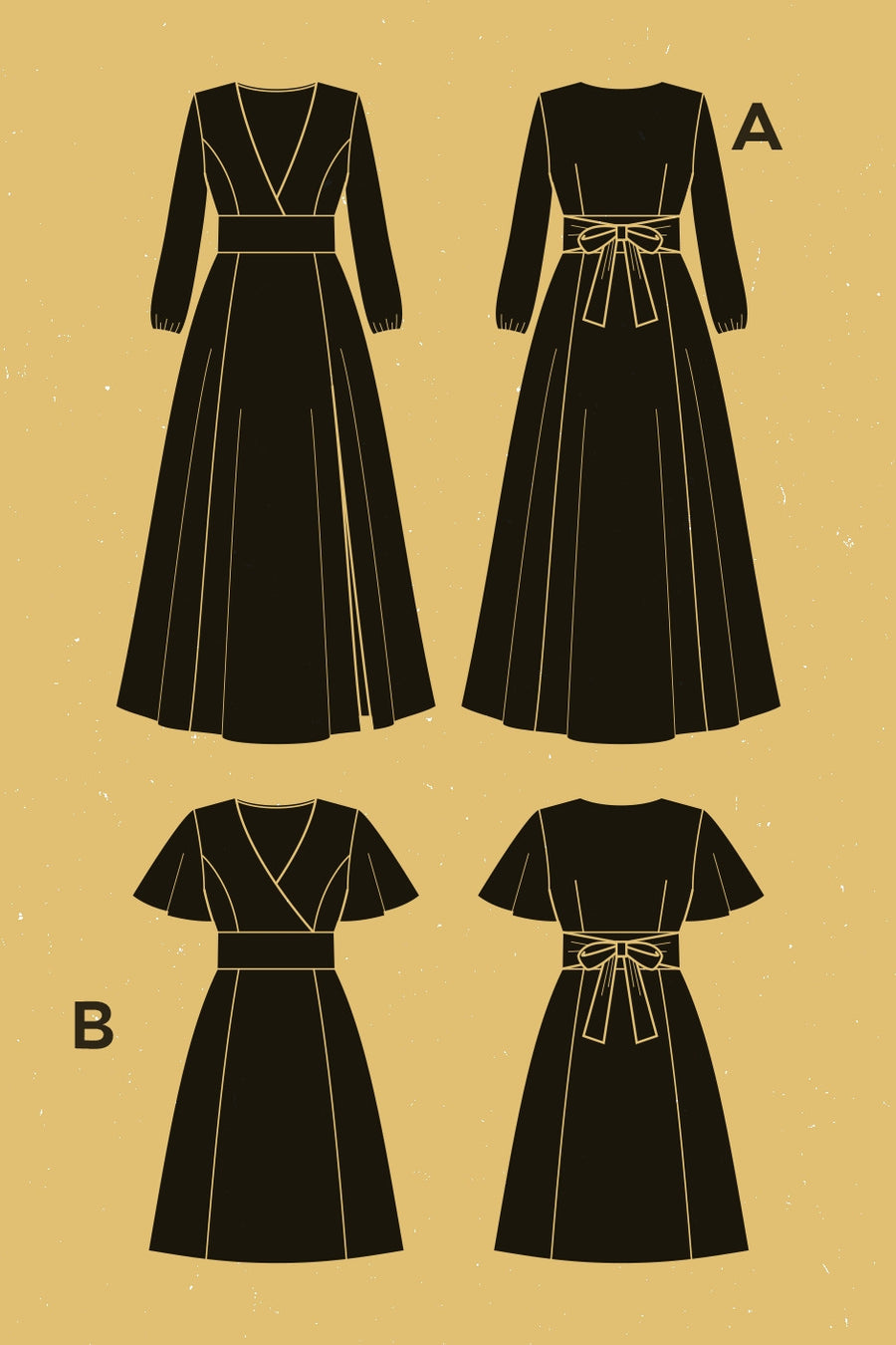 Magnolia Dress Pattern | Patron de Robe Magnolia | Deer & Doe