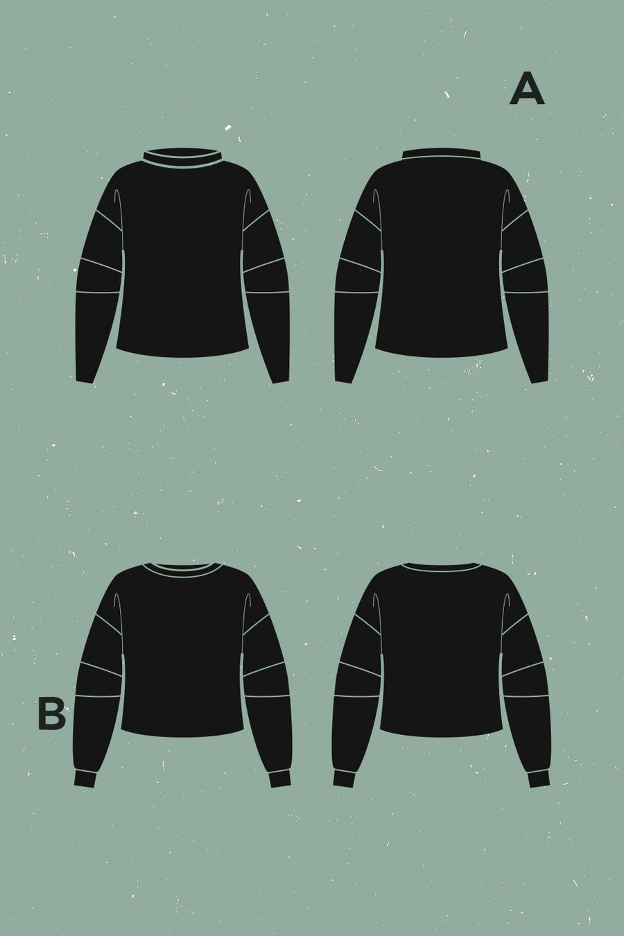 Neige Sweatshirt Pattern | Patron de Sweat Neige | Deer & Doe