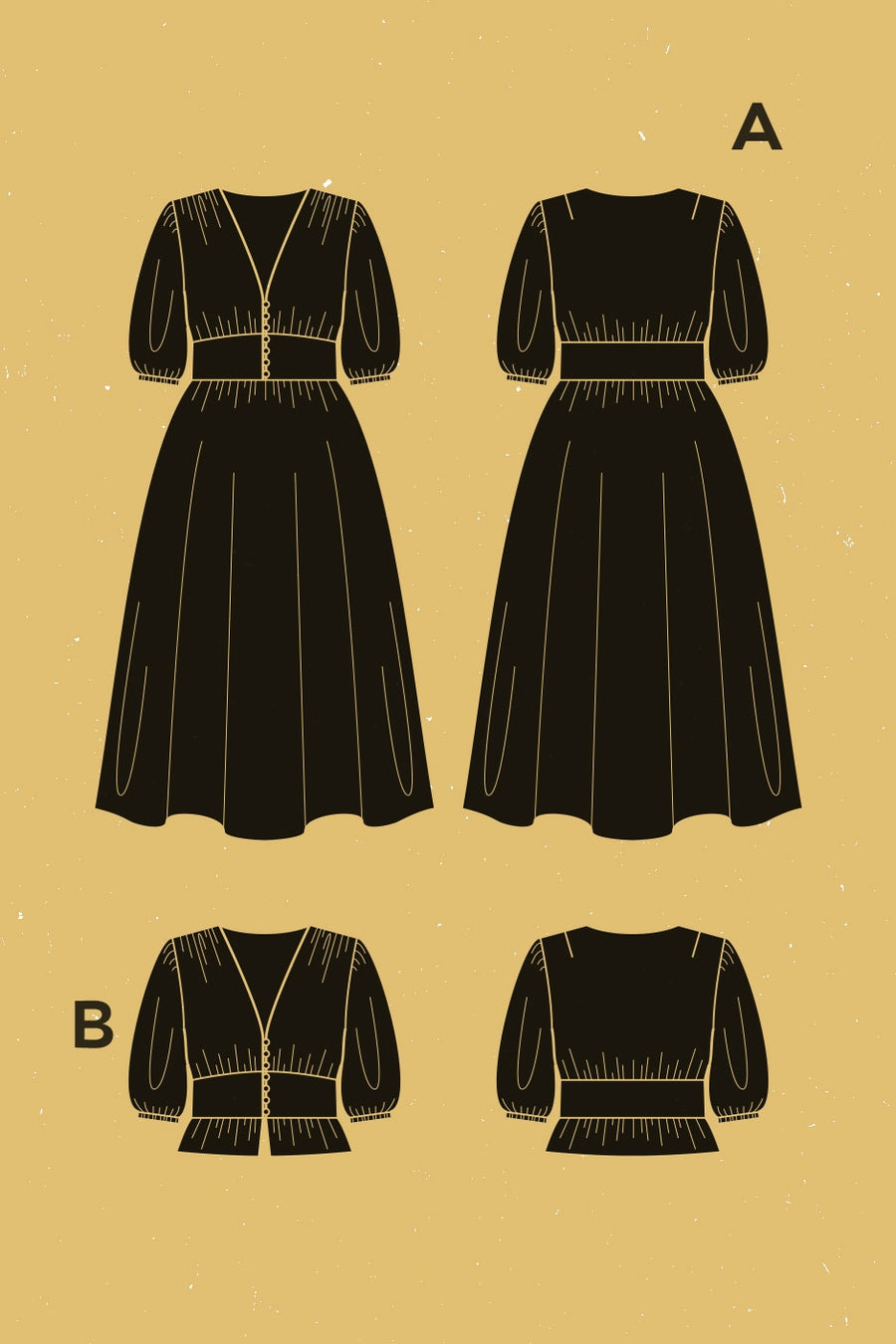 Orchidée Blouse + Dress Pattern | Deer & Doe – Closet Core Patterns