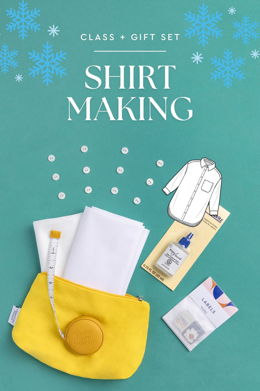 Shirt Making Holiday Gift Set (includes class)