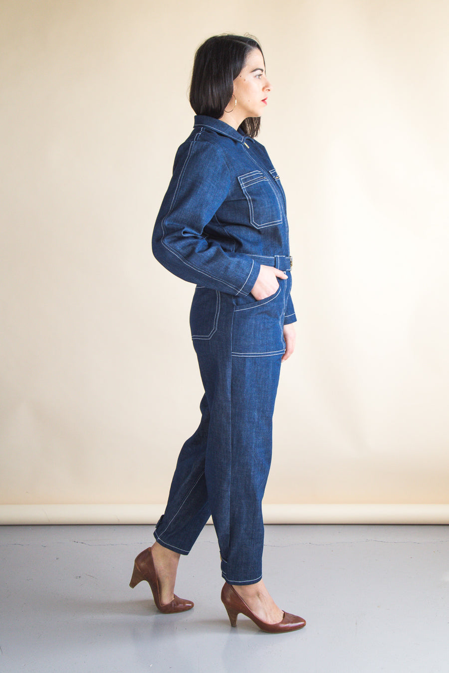 The Mercer flight suit sewing pattern, by Seamwork