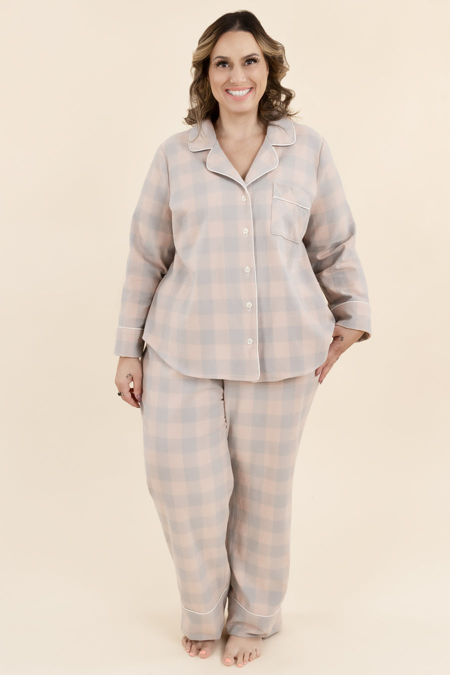 small pattern pajamas shirt 小紋柄シャツ - シャツ