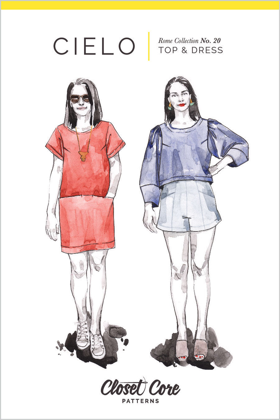 Pattern Cielo Cielo Top & Dress Pattern | Sewing Pattern – Closet Core Patterns