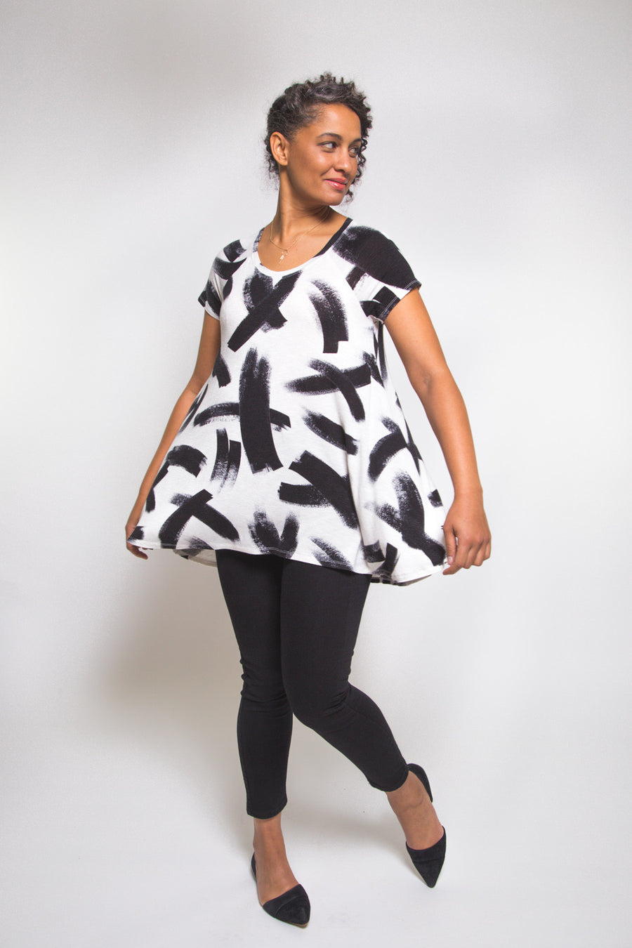 Ebony T-Shirt & Dress Pattern | Drapey t-shirt pattern Closet Core Patterns Ebony T-Shirt & Dress Pattern | Drapey t-shirt pattern Closet Core Patterns