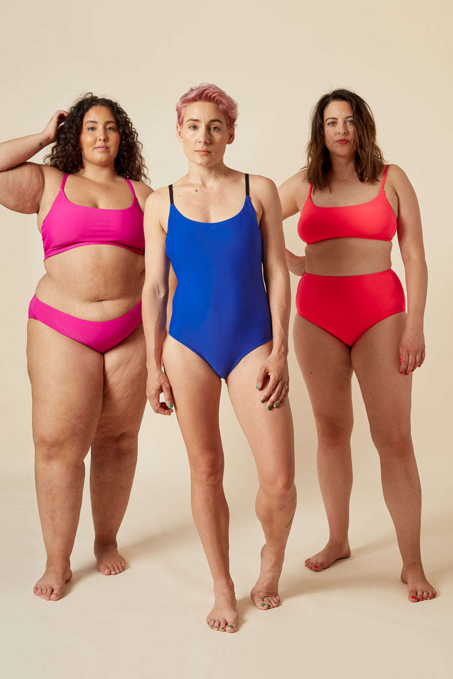 Sport Swimwear Three-pieces Bikini Set Fashion Female Bathing Suit